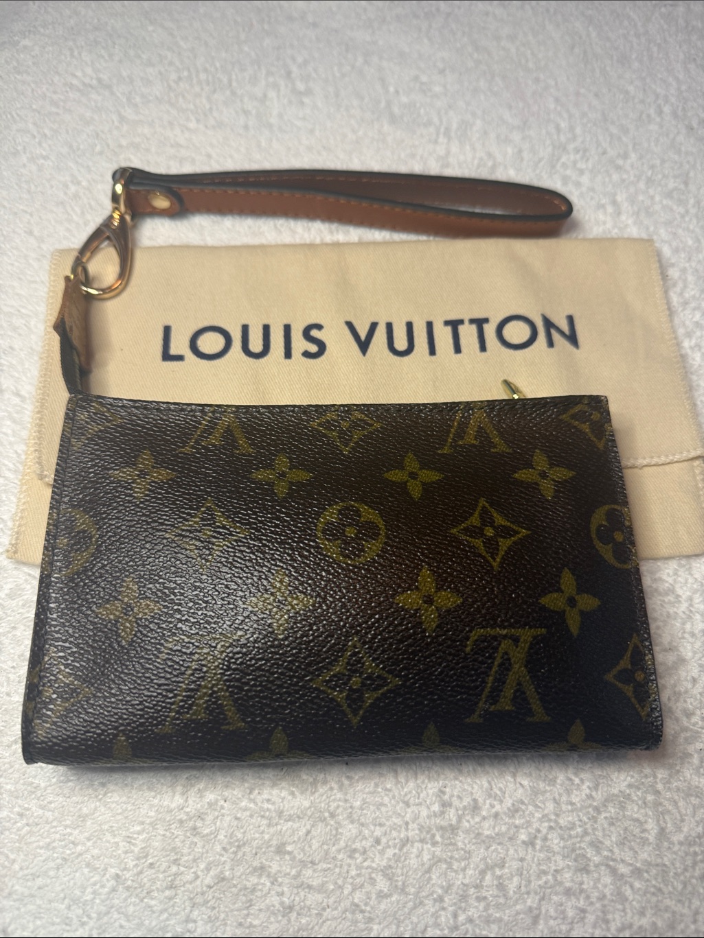 Authentic Louis Vuitton Monogram Bucket Pm Accessories Pochette